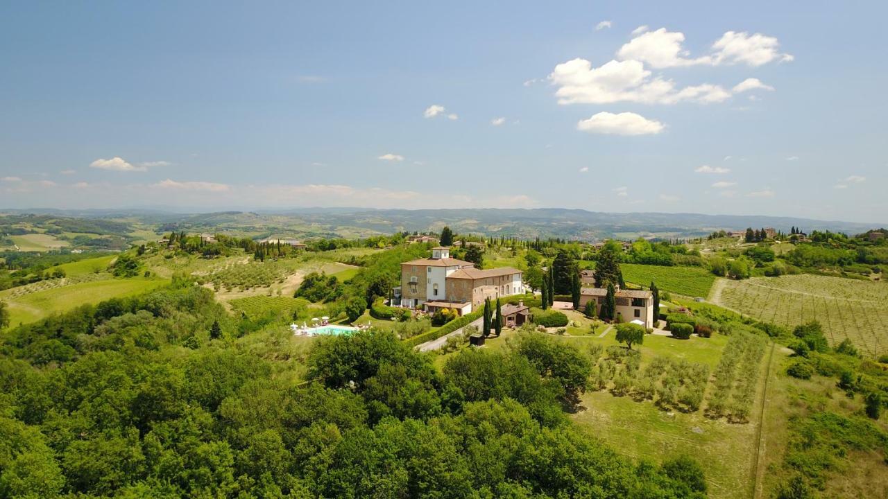 Castello Di Fulignano Soarzio Panoramic Apartment Сан-Джиминьяно Экстерьер фото